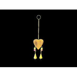 COLGANTE CORAZON CHATO COBRE 'RD246'