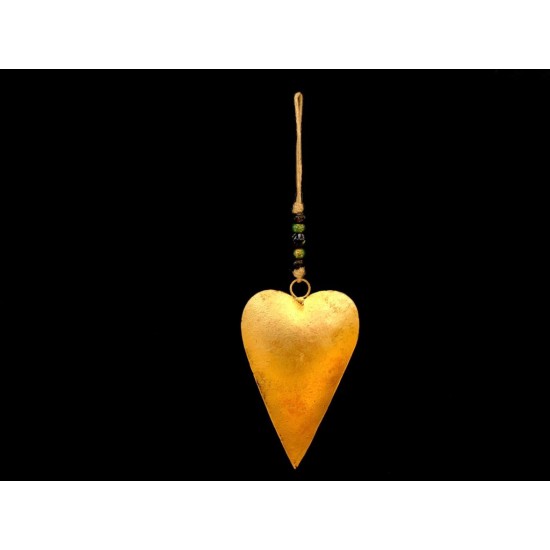 COLGANTE CORAZON DORADO '19803 A'