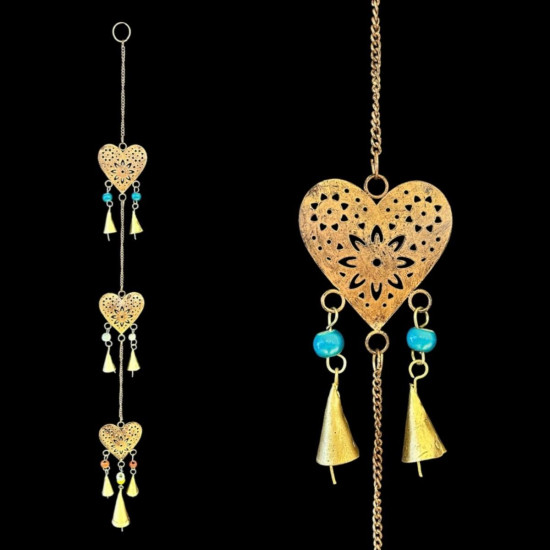 TIRA CORAZON GORDO CALADO X3 COBRE 'RD139'