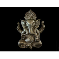 GANESHA NEGRA 27CM 'SM19'