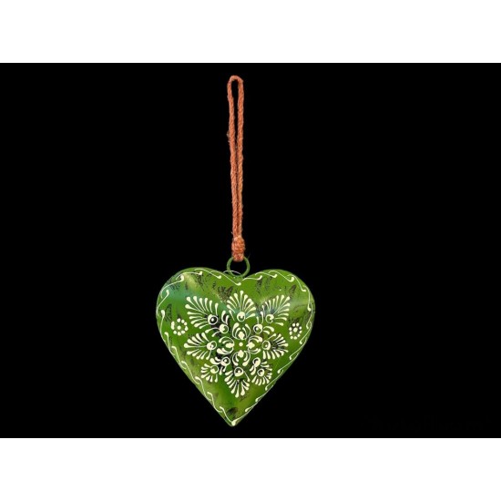 COLGANTE CORAZON VERDE 'B' '20480'
