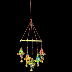 COLGANTE BAMBOO CAMPANA+ELEFANTE X5 'SAM8'