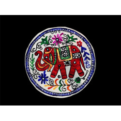 FUNDA BORDADA REDONDA 'SAM22'