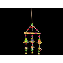 COLGANTE BAMBOO CAMPANA+ELEFANTE X3 'SAM4'