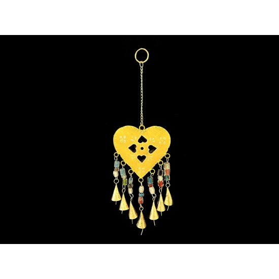 COLGANTE CORAZON AMARILLO GORDO 'RD06'