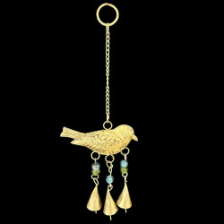 COLGANTE PAJARO DORADO 'RD46'